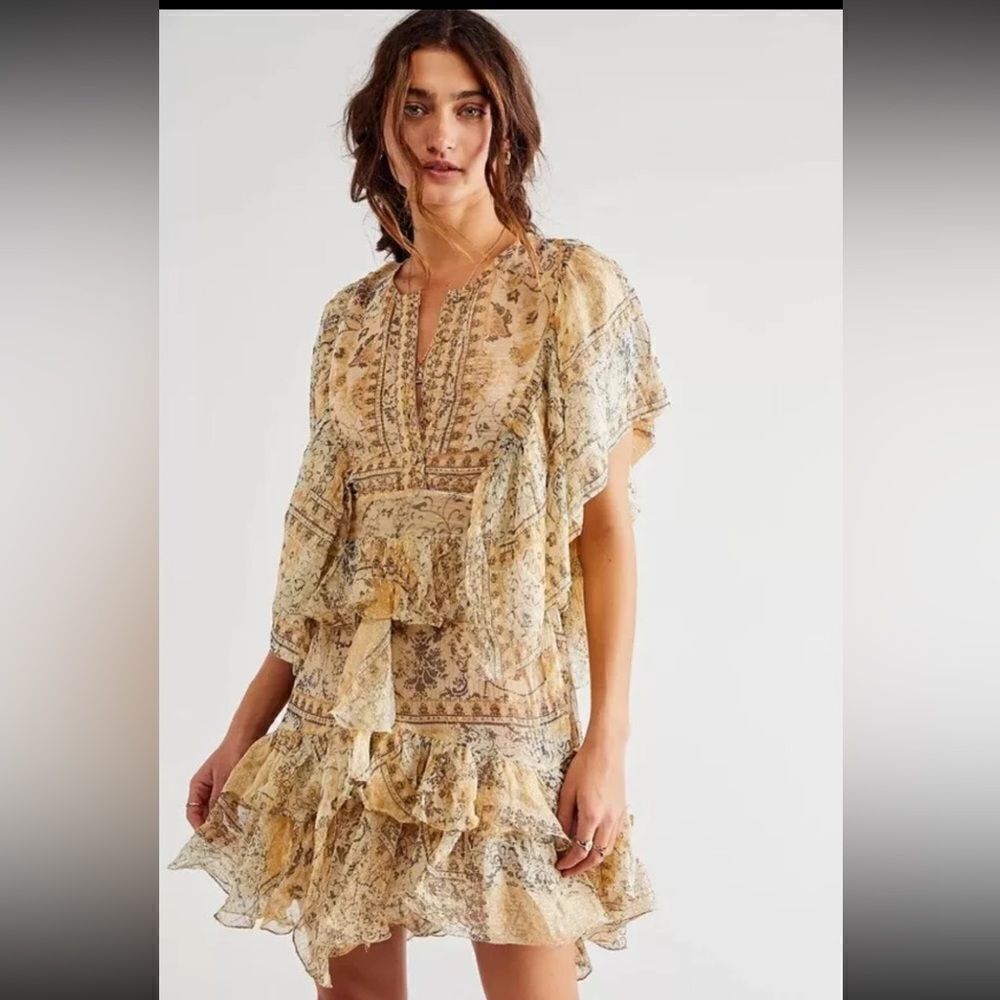 Free People Mes Demoiselles Crook Dress SIZE 12 NWT